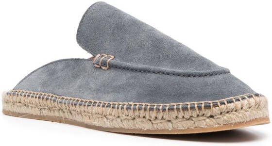 Scarosso Suède espadrilles Grijs