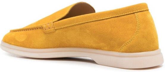 Scarosso Suède loafers Geel