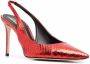 Scarosso Sutton elaphe pumps Rood - Thumbnail 2