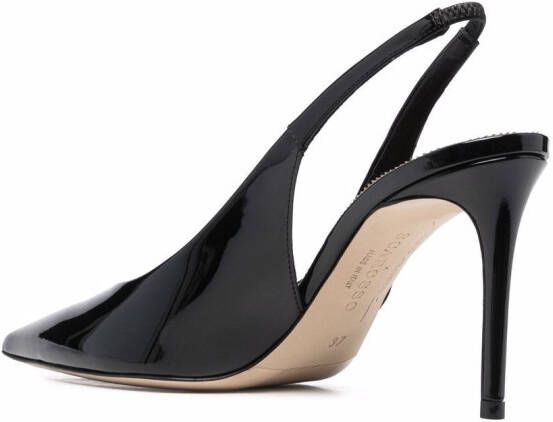 Scarosso Sutton leren pumps Zwart