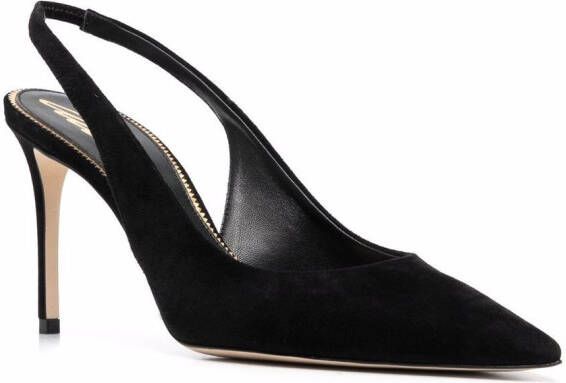 Scarosso Sutton suède pumps Zwart