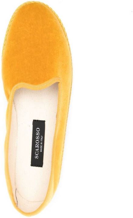Scarosso Valentina slip-on slippers Geel