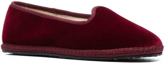 Scarosso Valentina slip-on slippers Rood