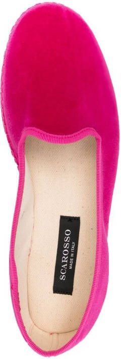 Scarosso Valentina slip-on slippers Roze