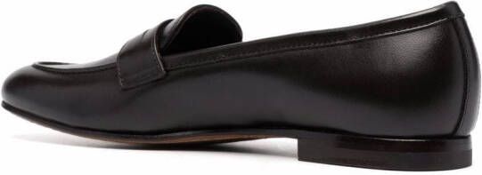 Scarosso Valeria leren loafers Bruin