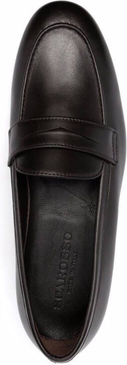 Scarosso Valeria leren loafers Bruin