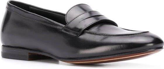 Scarosso Valeria loafers met ronde neus Zwart