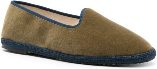 Scarosso William IV fluwelen loafers Groen