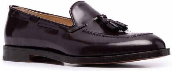 Scarosso William leren loafers Paars