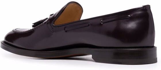 Scarosso William leren loafers Paars