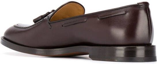 Scarosso William loafers met kwastje Bruin