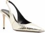 Scarosso x Brian Atwood Sutton slingback pumps Goud - Thumbnail 2
