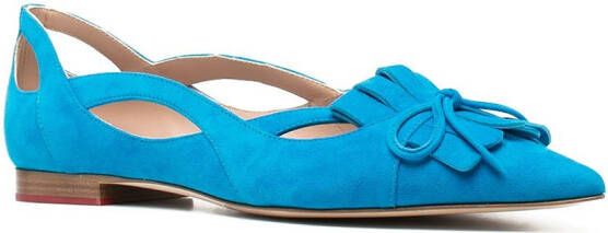 Scarosso x Paula Cademartori ballerina's Blauw