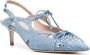 Scarosso x Paula Cademartori Blazing 60 denim pumps Blauw - Thumbnail 2