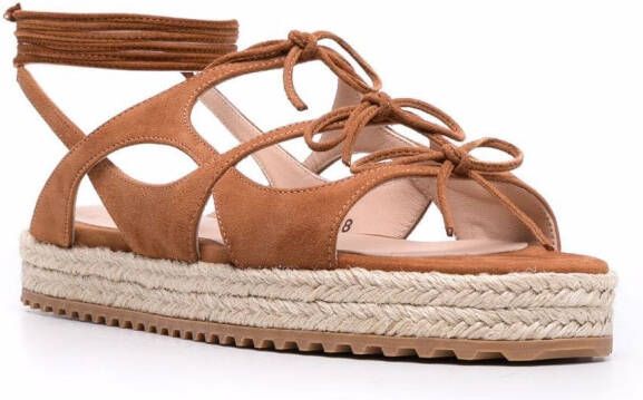 Scarosso x Paula Cademartori West sandalen Bruin