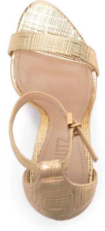 Schutz Metallic sandalen Goud