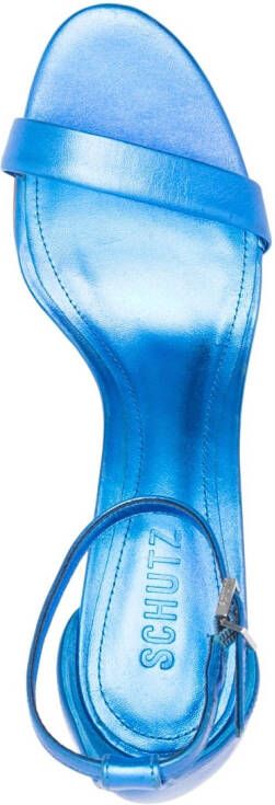 Schutz Sandalen met metallic afwerking Blauw