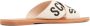 Schutz Slippers met logoprint Beige - Thumbnail 3