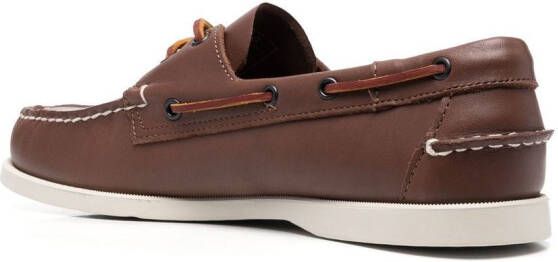Sebago Bootschoenen met veterdetail Bruin