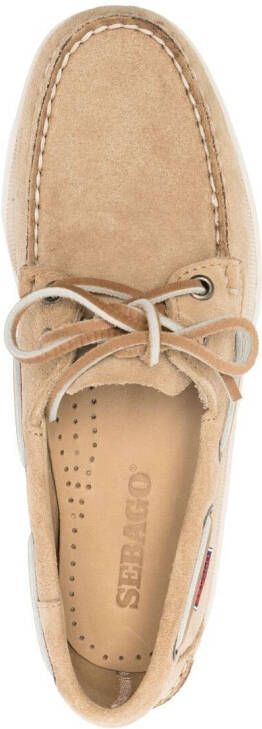 Sebago Bootschoenen met veters Beige