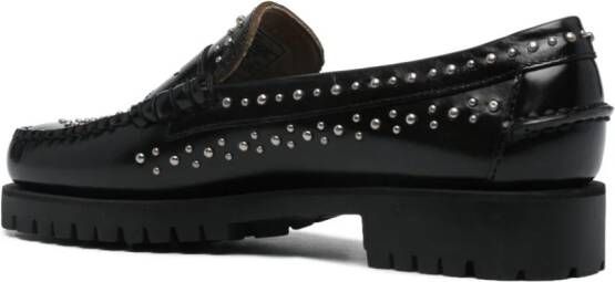 Sebago Dan Lug loafers met studs Zwart