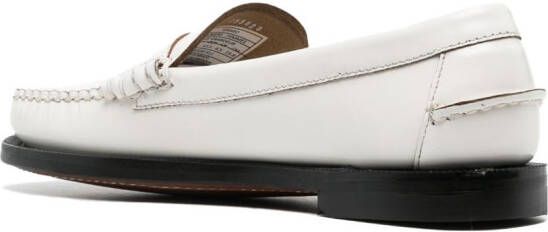 Sebago Dan leren loafers Wit