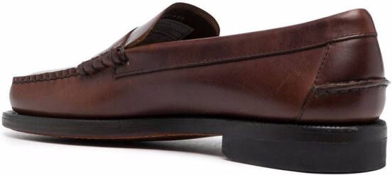 Sebago Leren loafers Bruin