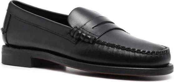 Sebago Leren loafers Zwart
