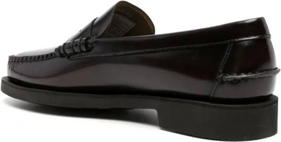 Sebago Leren penny loafers Bruin