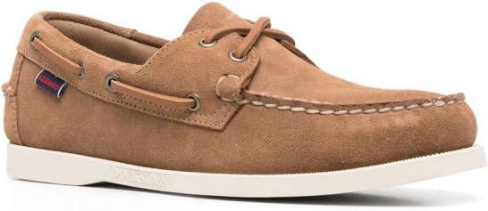 Sebago Portland leren bootschoenen Bruin