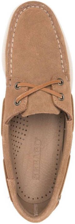 Sebago Portland leren bootschoenen Bruin