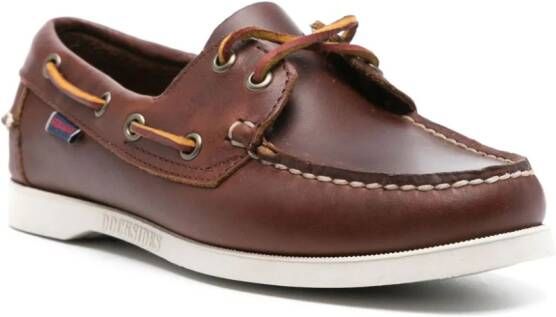 Sebago Portland leren bootschoenen Bruin