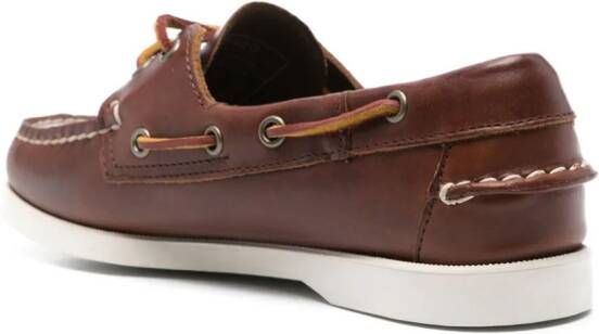 Sebago Portland leren bootschoenen Bruin