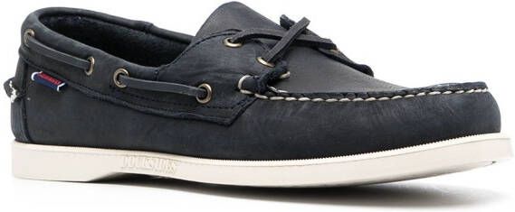 Sebago Portland leren loafers Blauw