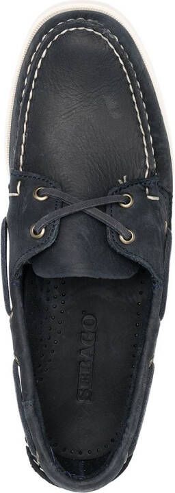 Sebago Portland leren loafers Blauw