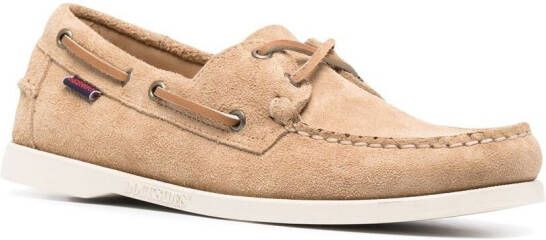Sebago Portland suède veterschoenen Beige