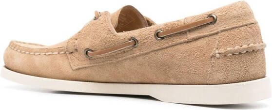 Sebago Portland suède veterschoenen Beige