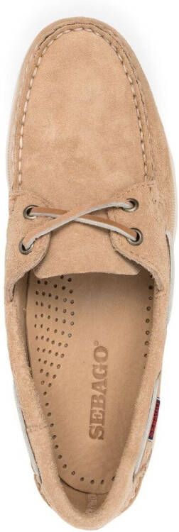 Sebago Portland suède veterschoenen Beige