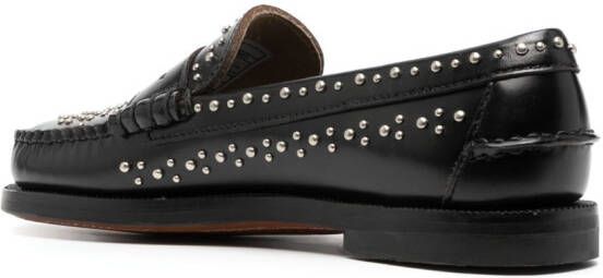 Sebago Loafers verfraaid met studs Zwart