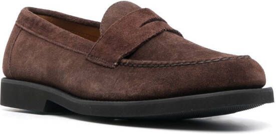 Sebago Suède penny loafers Bruin