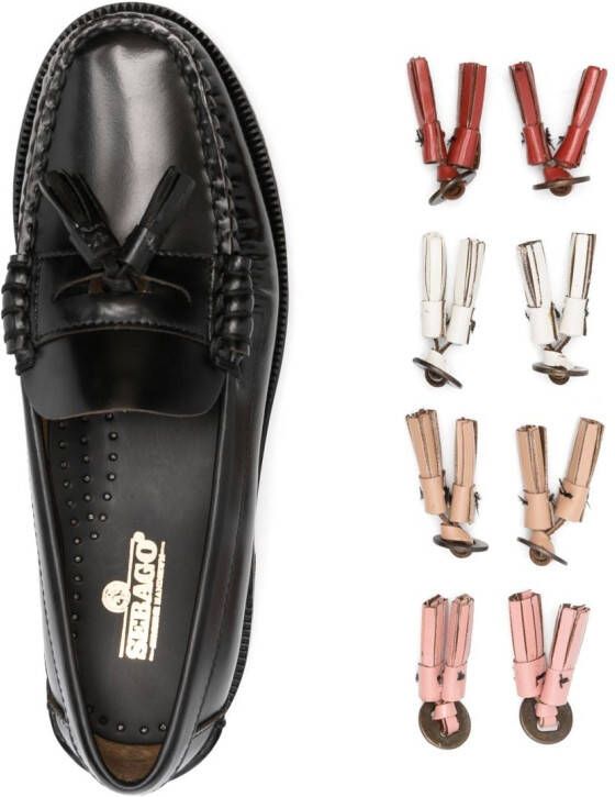 Sebago Loafers met kwastjes Zwart