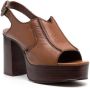 See by Chloé Slingback sandalen Bruin - Thumbnail 2