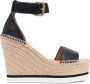 See by Chloé espadrille wedge sandals Zwart - Thumbnail 2