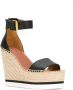 See by Chloé espadrille wedge sandals Zwart - Thumbnail 3