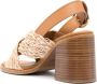 See by Chloé Jaicey 80mm sandalen met geweven bandjes Beige - Thumbnail 3