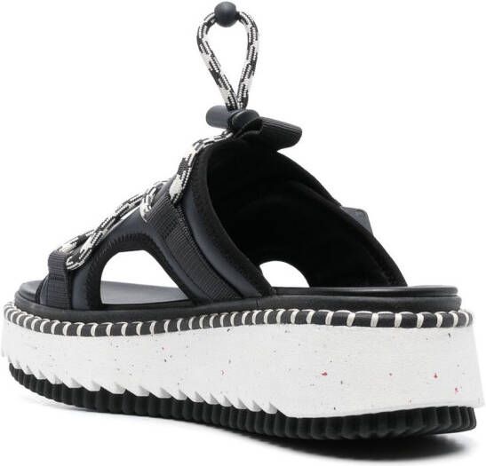 Chloé Lilli sandalen met plateauzool Zwart