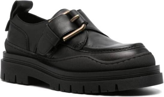 See by Chloé Willow loafers met ronde neus Zwart