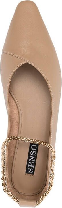 Senso Aubree II leren ballerina's Beige