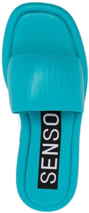 Senso Bentley leren slippers Blauw