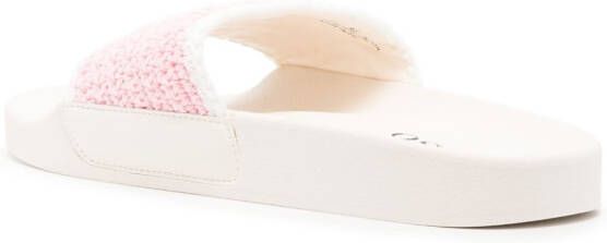 Senso Esme slippers met open neus Roze